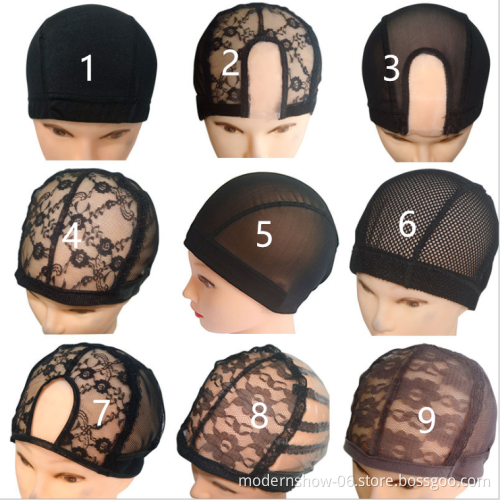 Wholesale Making Wigs Hairnets Hair Weaving Adjustable Wig  Hot Black Elastic Hair Nets Hat New